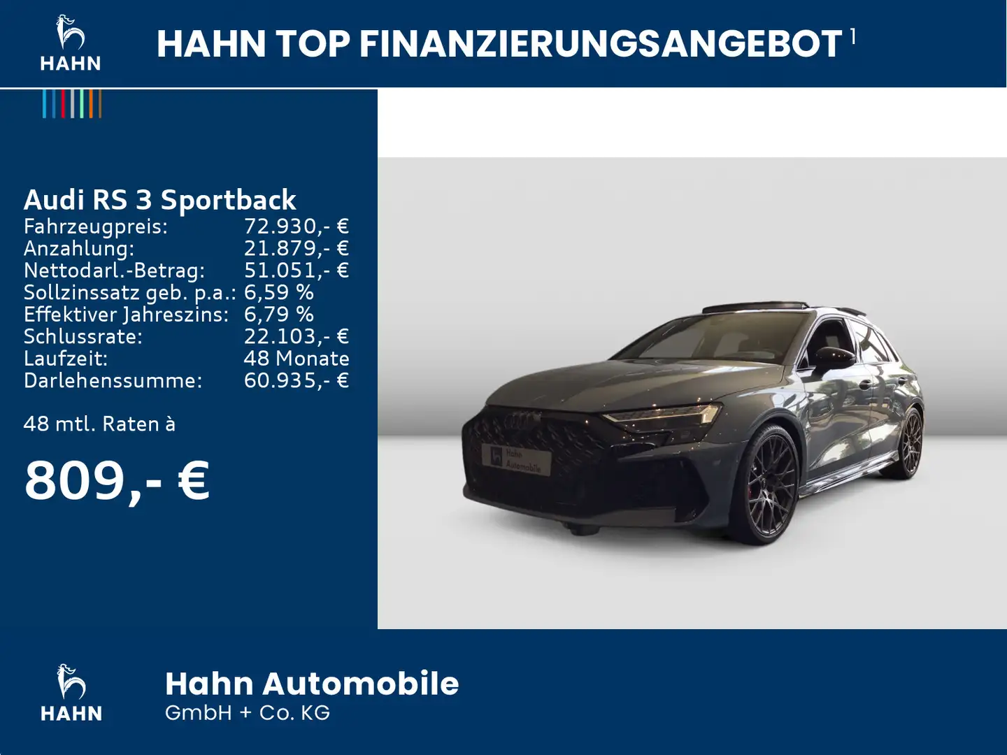 Audi RS3 S tronic Grijs - 2