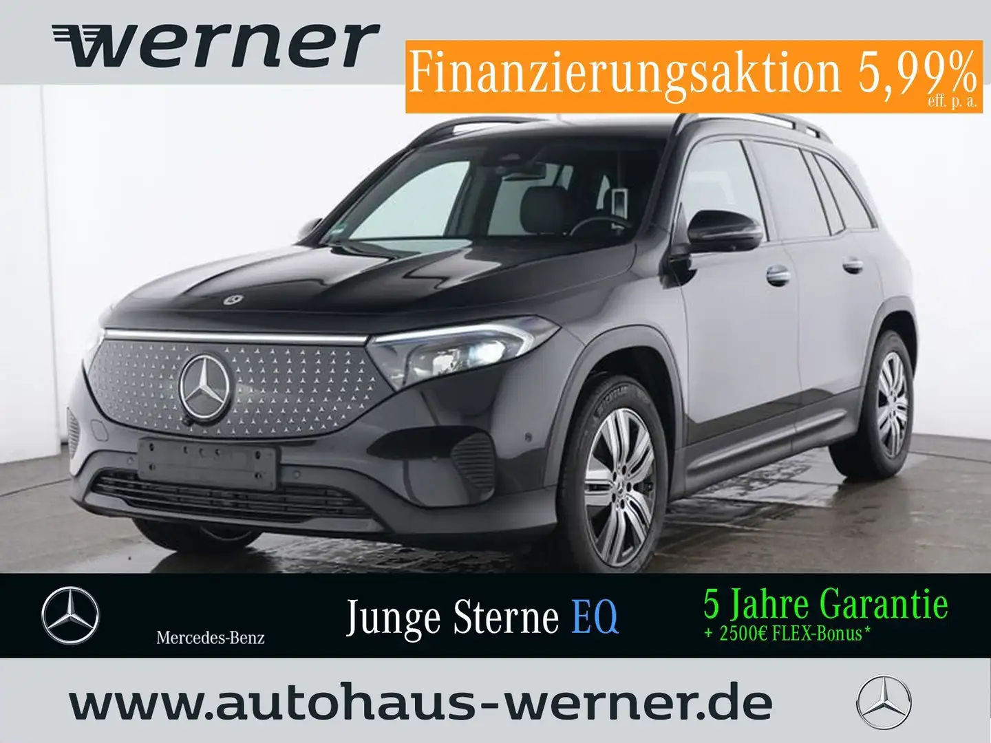Mercedes-Benz EQB 350 4M EL-ART-ADV+ NIGHT MEMOR 360°SOUND VZA Noir - 1