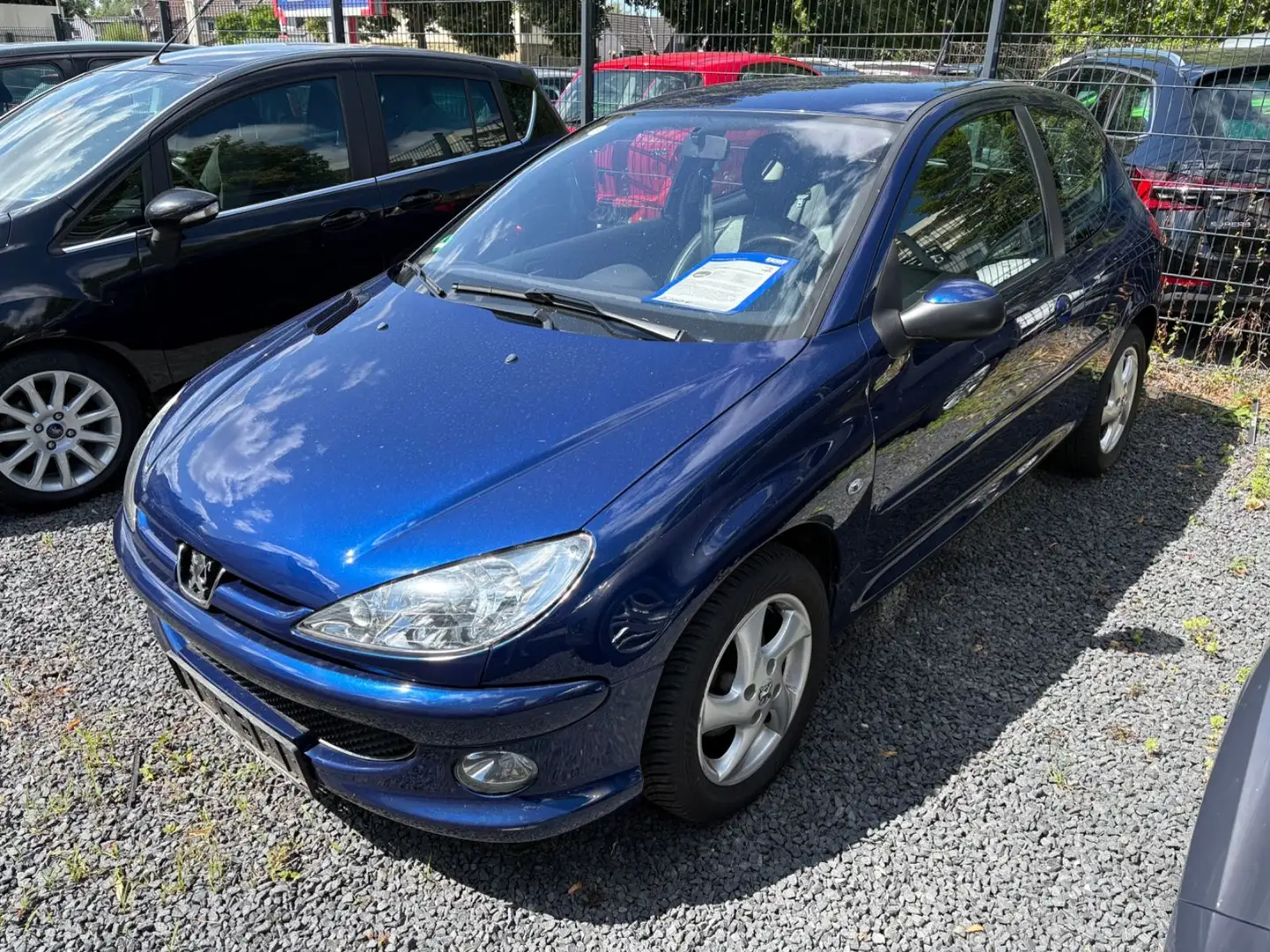 Peugeot 206 Tendance-2.Hand,Klima,Leder,Automatik, Blau - 1