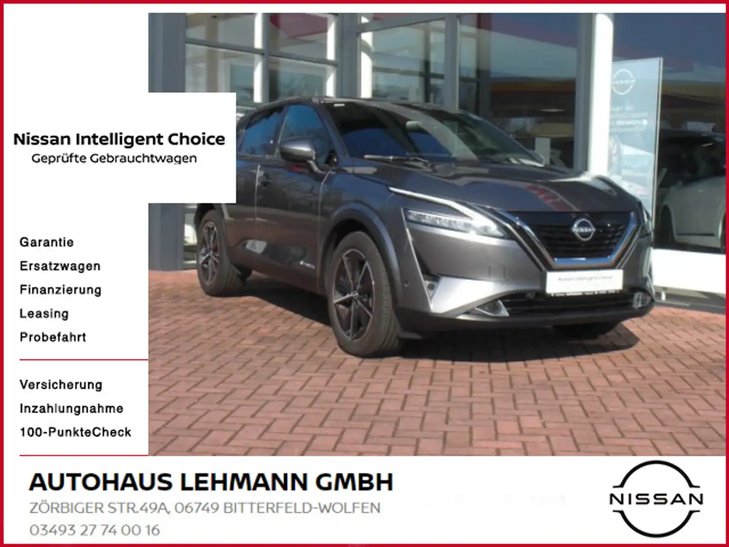 Nissan Qashqai 1.5 VC-Te-Power TEKNA AHK WKR Grijs - 1
