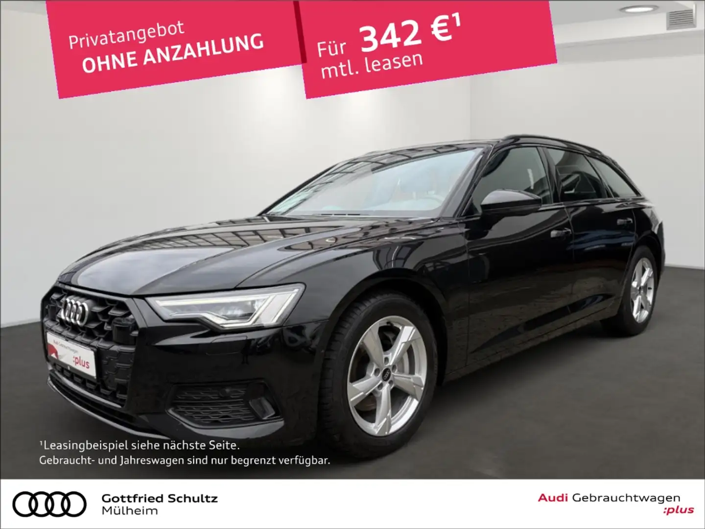 Audi A6 Avant 45 TFSI S-tronic MATRIX KAMERA NAVI AHK ELEK Schwarz - 1