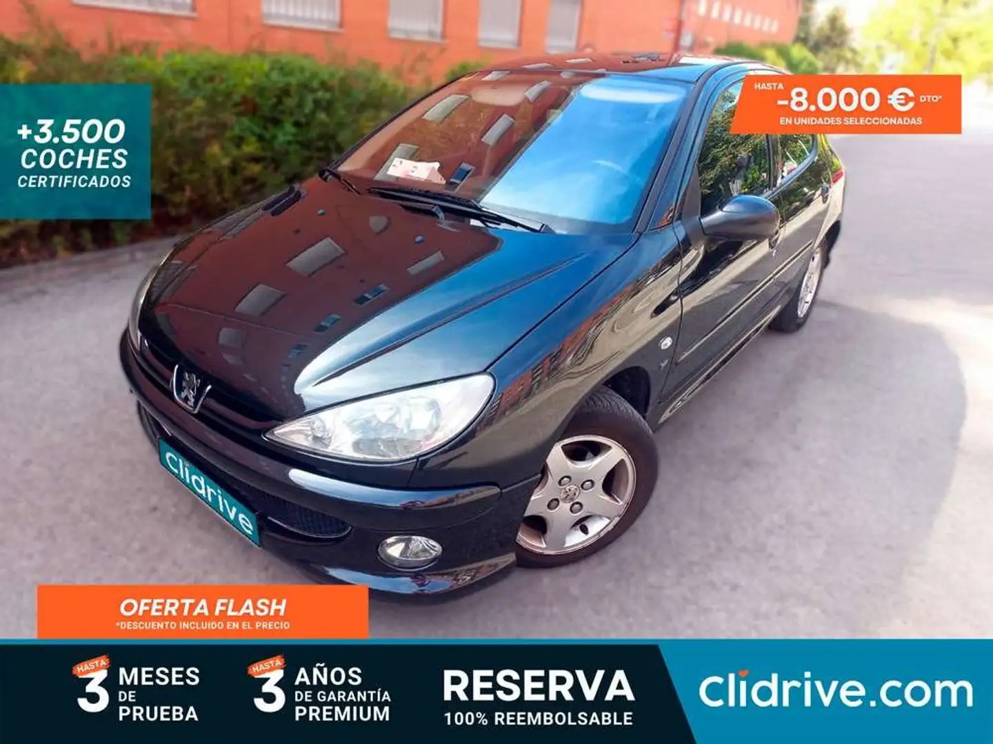 Peugeot 206 1.4HDI XS-Line Negro - 1