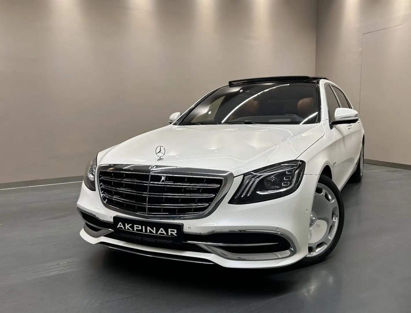 Mercedes-Benz S 560 S560 Maybach 4M *CHAUFFEUR PAKET*FOND-TV*MASSAGE Wit - 1