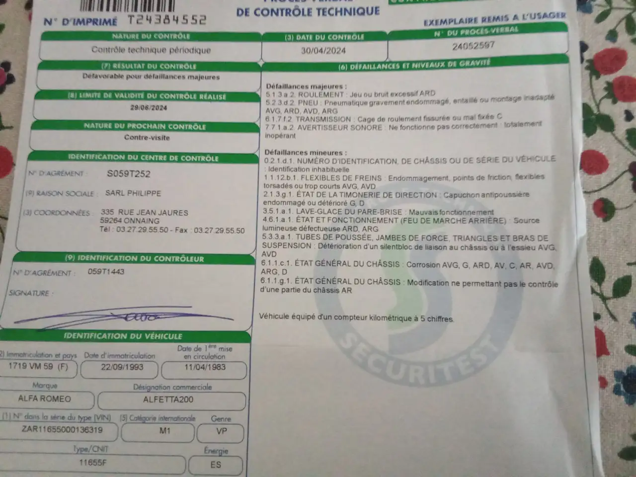Alfa Romeo Alfetta 2.0 Série 3, foto 4