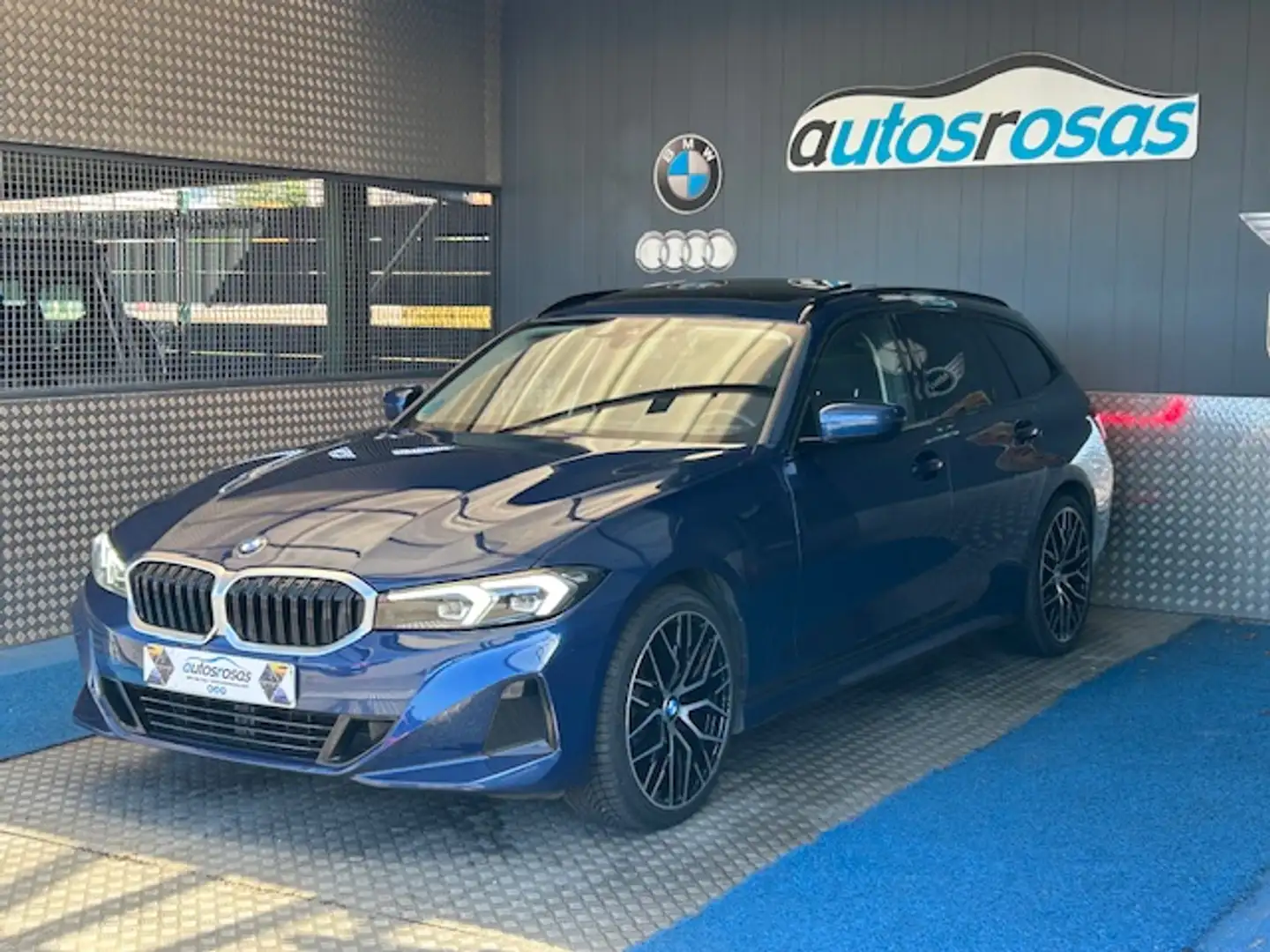 BMW 318 318dA Touring Azul - 1
