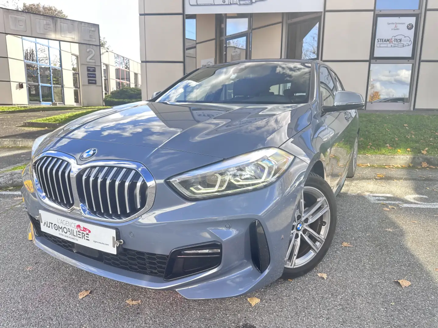 BMW 116 118d M SPORT Gris - 1