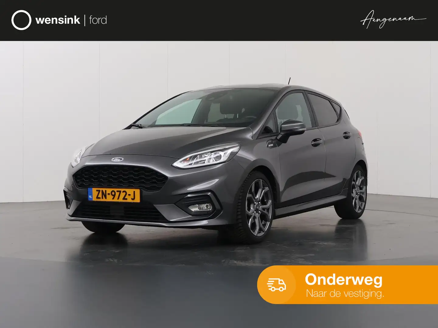 Ford Fiesta 1.0 EcoBoost ST-Line | Navigatie | Climate Control Grijs - 1