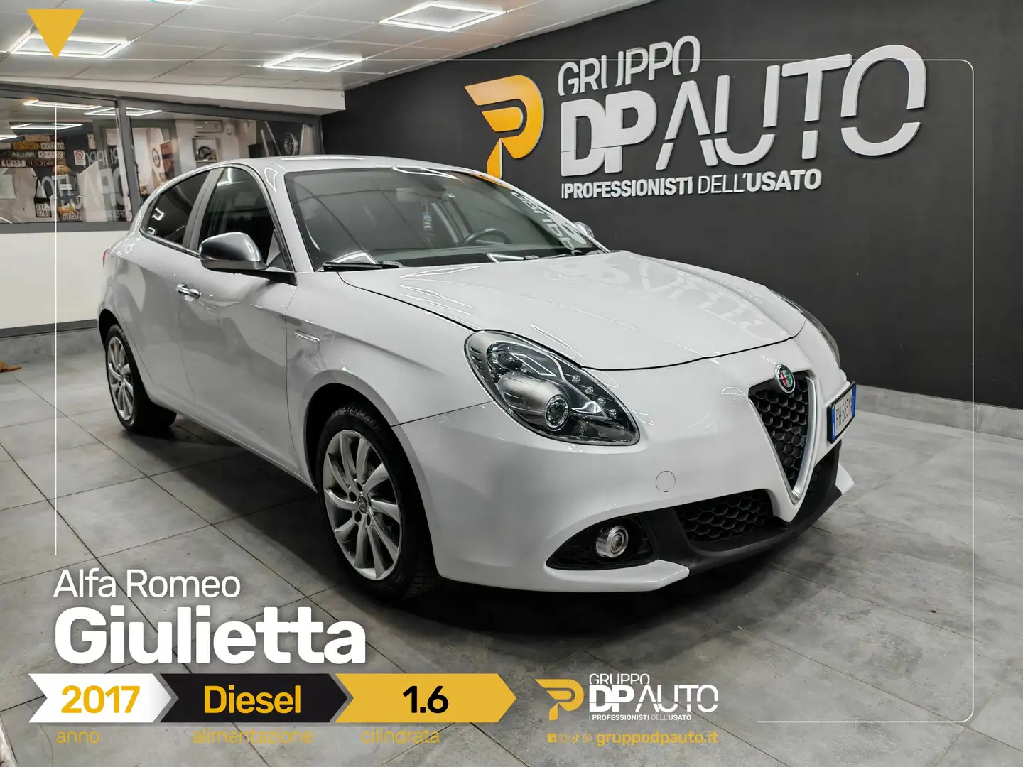 Alfa Romeo Giulietta 1.6 jtdm Giulietta 120cv Bianco - 1