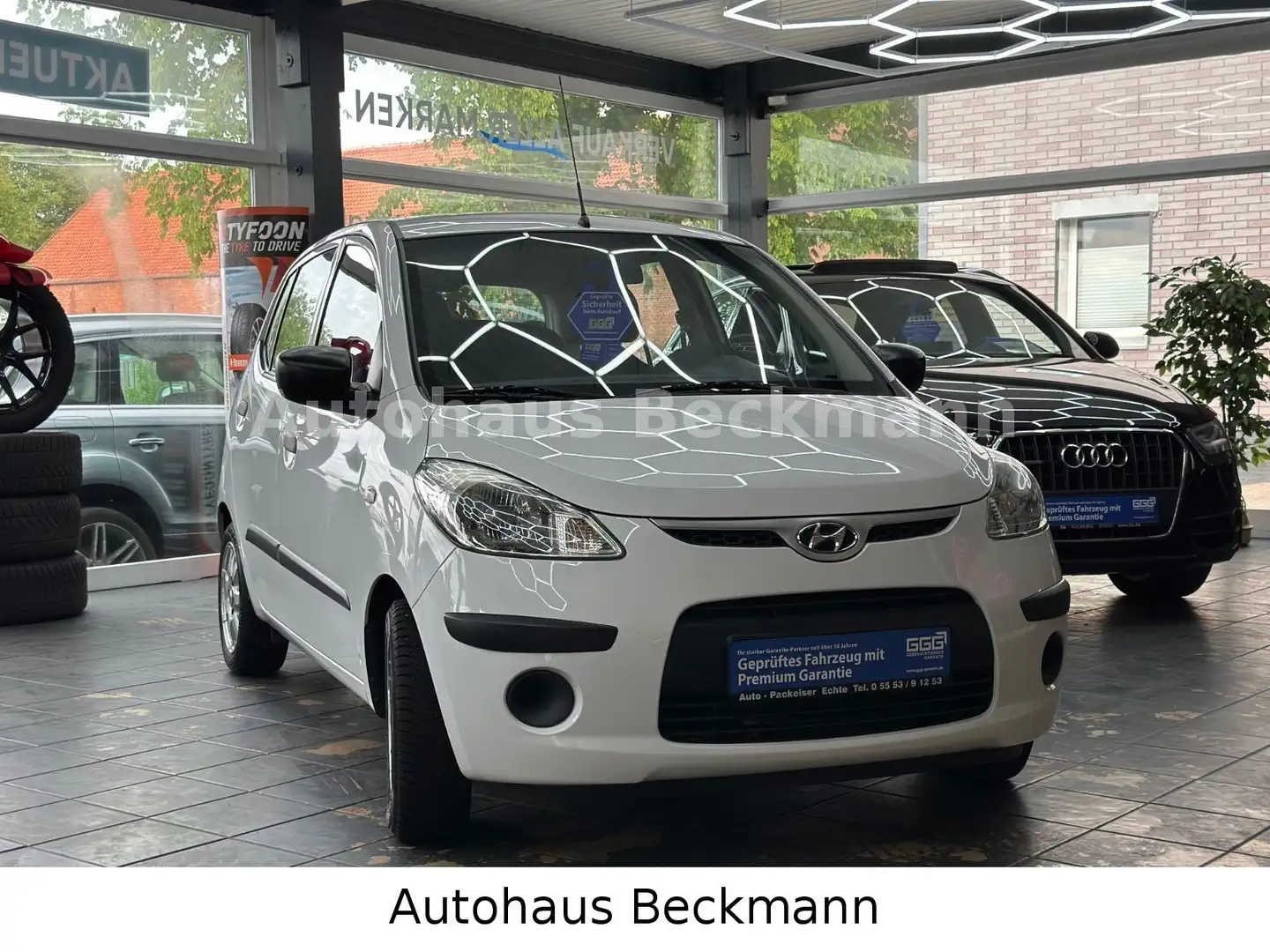 Hyundai i10 Edition+*HU/AU*SERVICE*AHK*ZV*ABS*ISO*EURO4* Blanc - 1