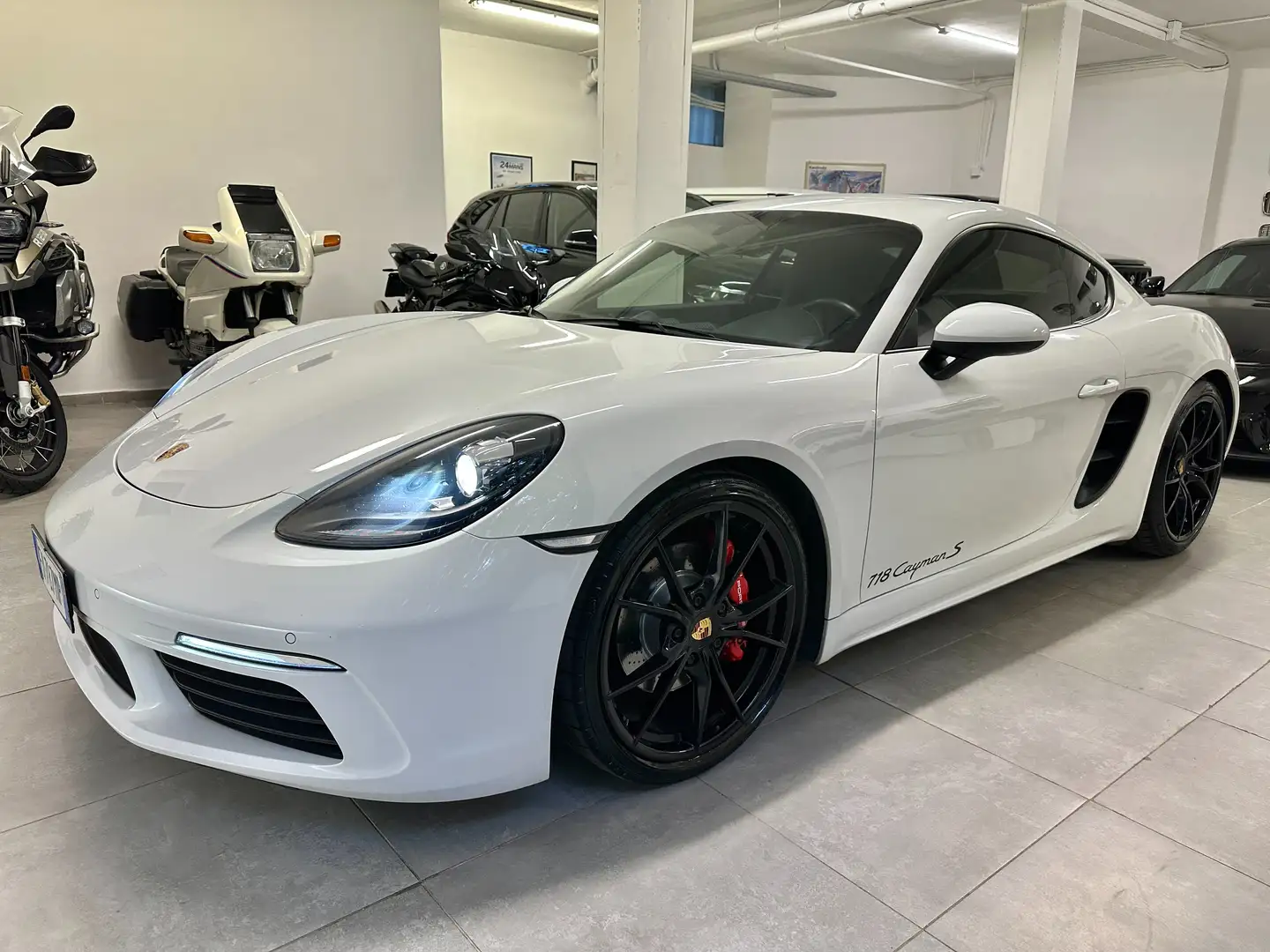 Porsche 718 S * BOOK SERV * 100% PRIMA VERN* SPORT CHRONO* PSE Bianco - 1