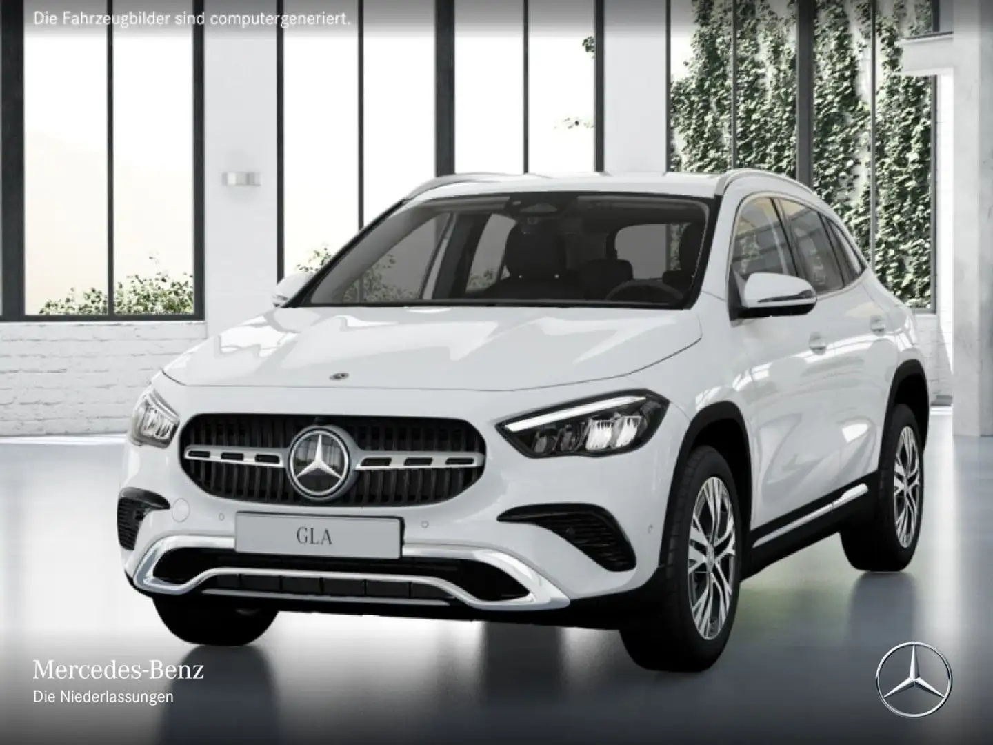 Mercedes-Benz GLA 180 PROGRESSIVE+360°+LED+TOTW+KEYLESS+7G Weiß - 2