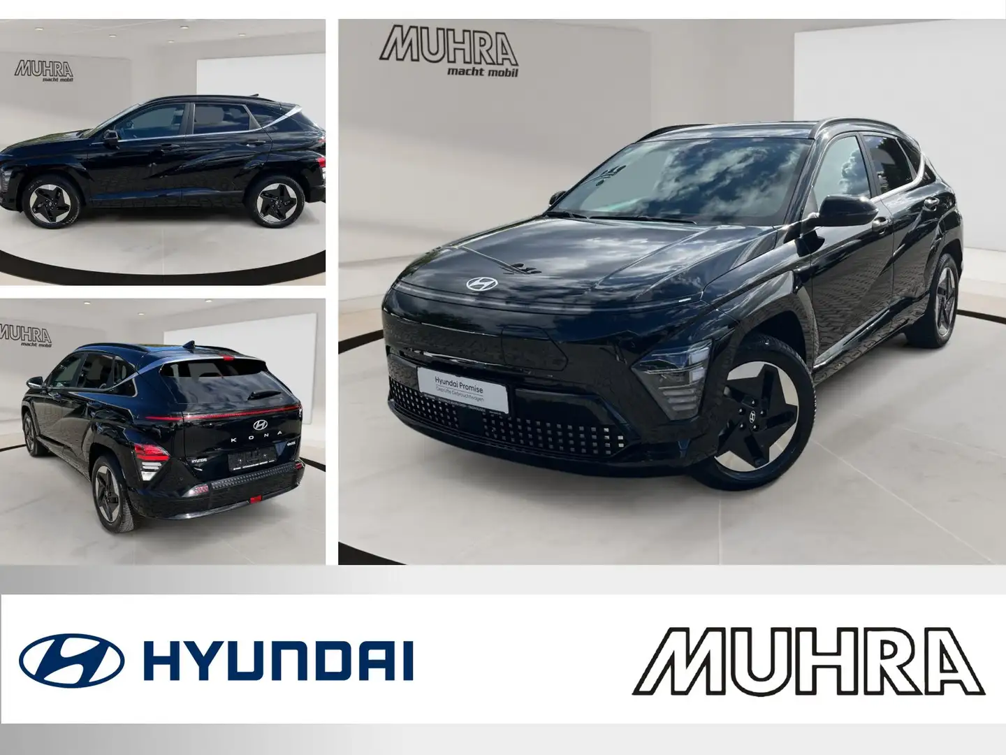 Hyundai KONA Elektro SX2 65,4kWh 218PS TREND el.Heckklappe Noir - 1