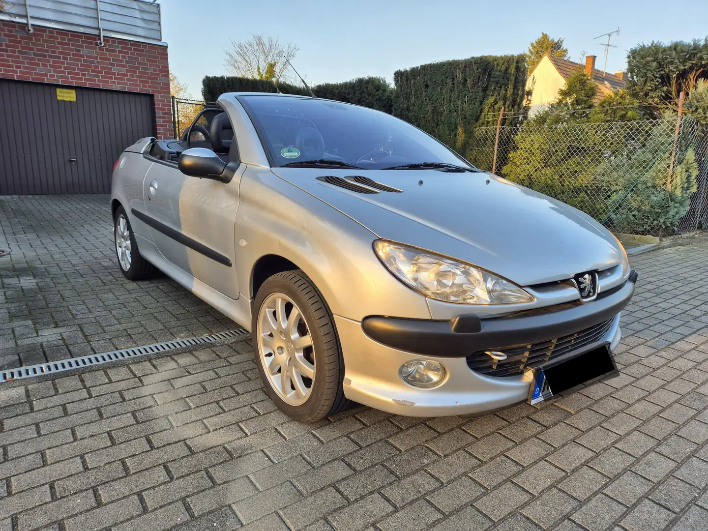 Peugeot 206 CC 135 Platinum Silber - 1