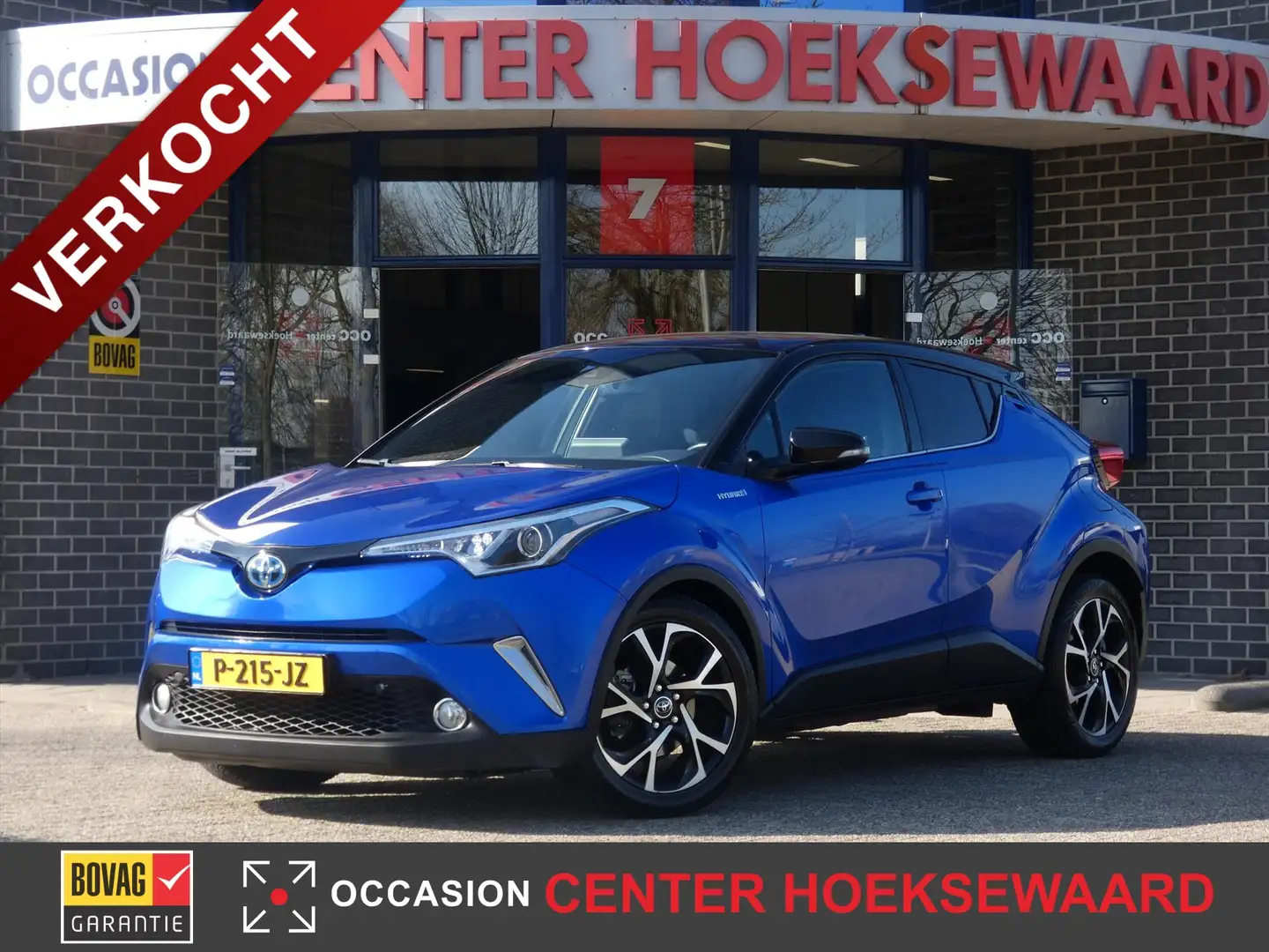 Toyota C-HR 1.8 Hybrid 122pk CVT Bi-Tone | Stoelverwarming | Blauw - 1