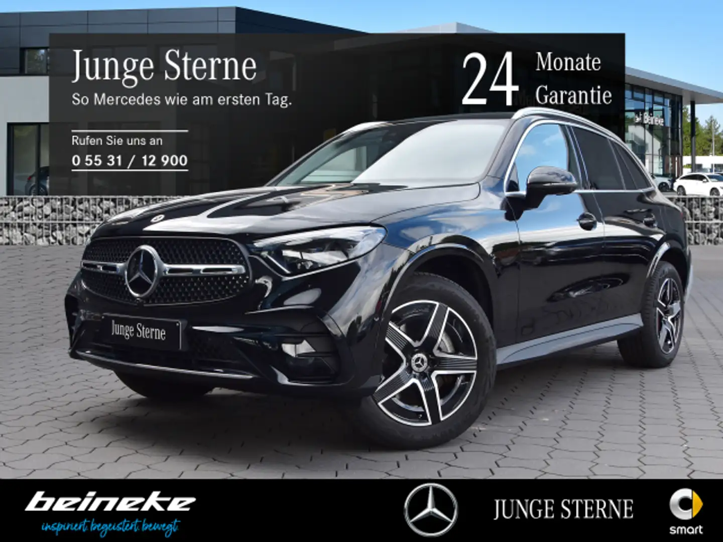 Mercedes-Benz GLC 300 GLC 300 e 4M AMG Distronic Plus AHK HeadUp DigiL Schwarz - 1