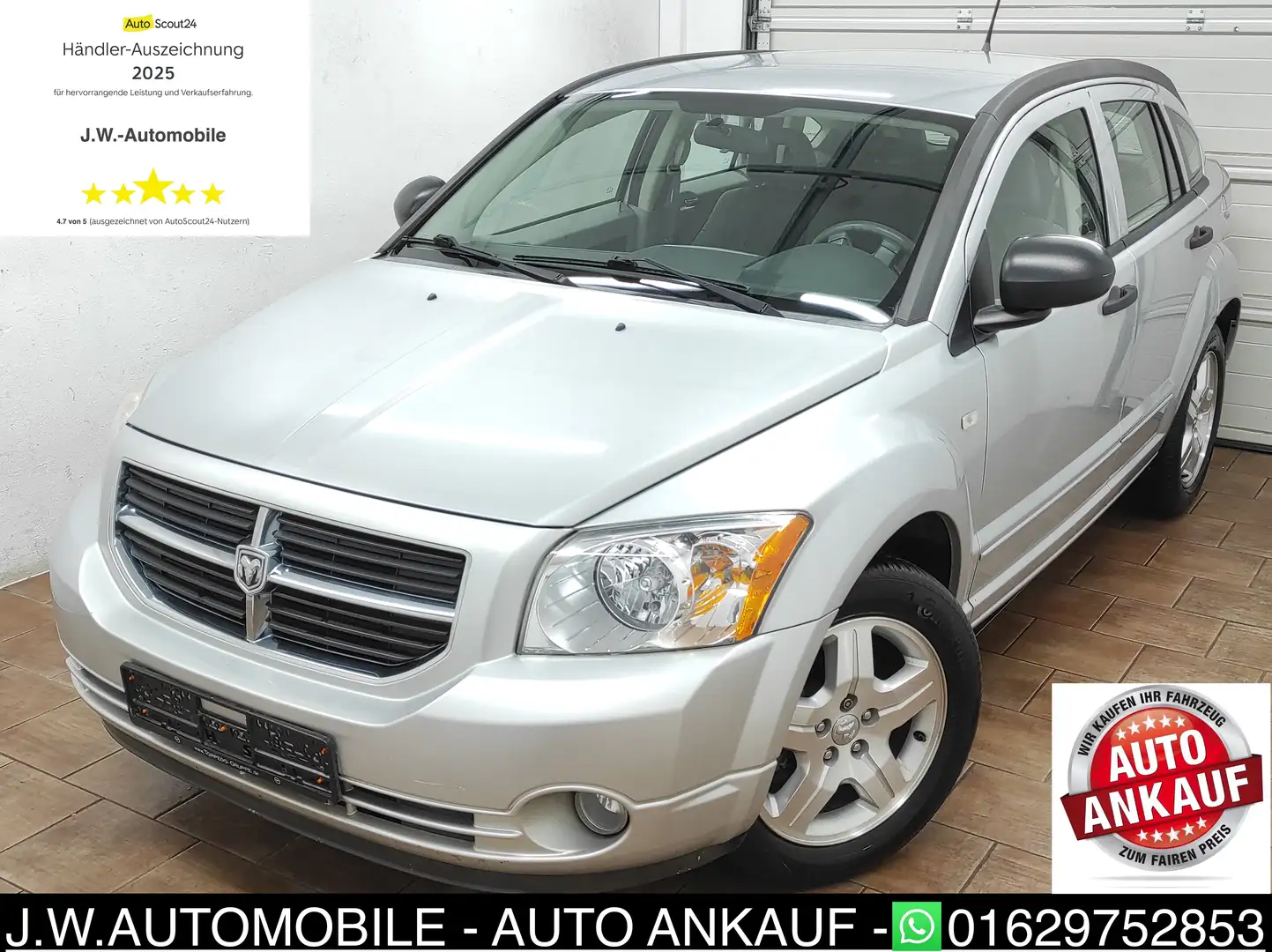 Dodge Caliber SXT 2.0 *TÜV NEU* KLIMA TEMP ALLWETTER 6-GANG Silber - 2