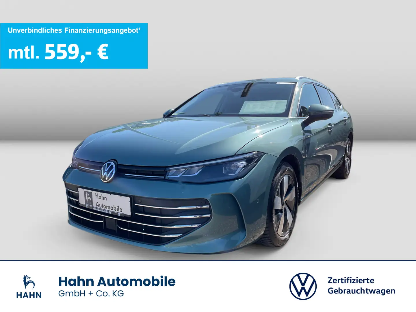 Volkswagen Passat Variant 2.0 TDI DSG Business AHK LED Navi Grün - 1