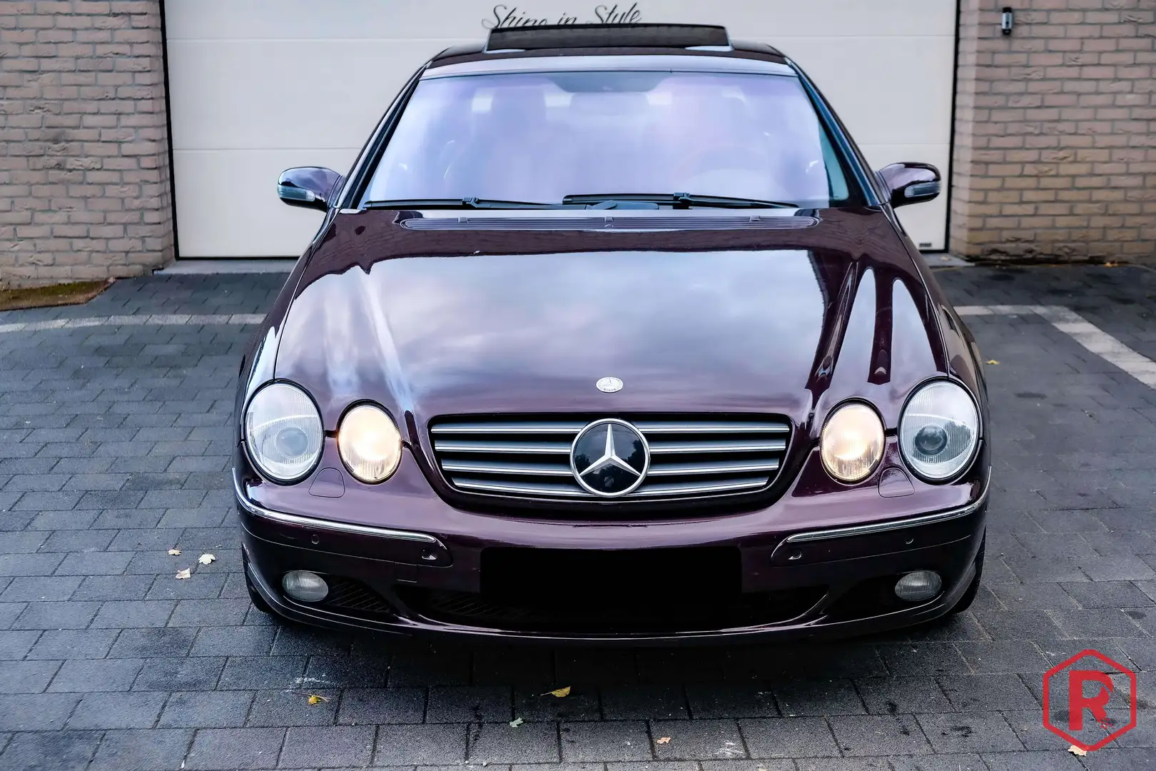 Mercedes-Benz CL 500 5.0 V8 Distronic Keyless Massage OpenDak Historiek Mauve - 2