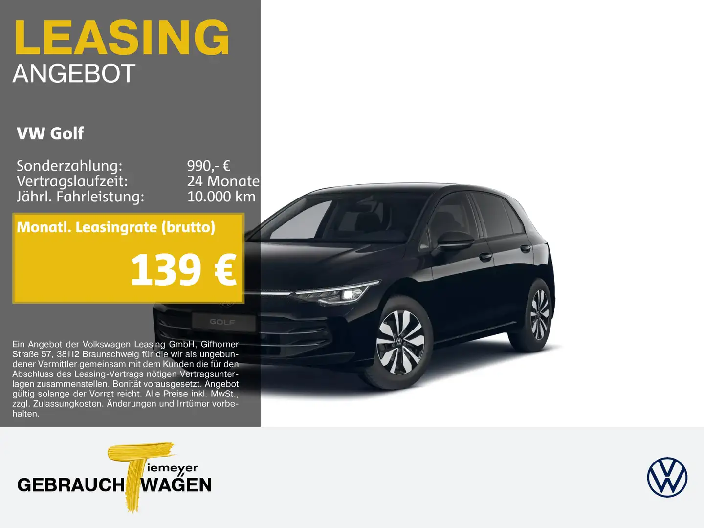Volkswagen Golf 1.5 TSI GOAL LED+ NAVI SITZHZ AHK LM16 Noir - 1