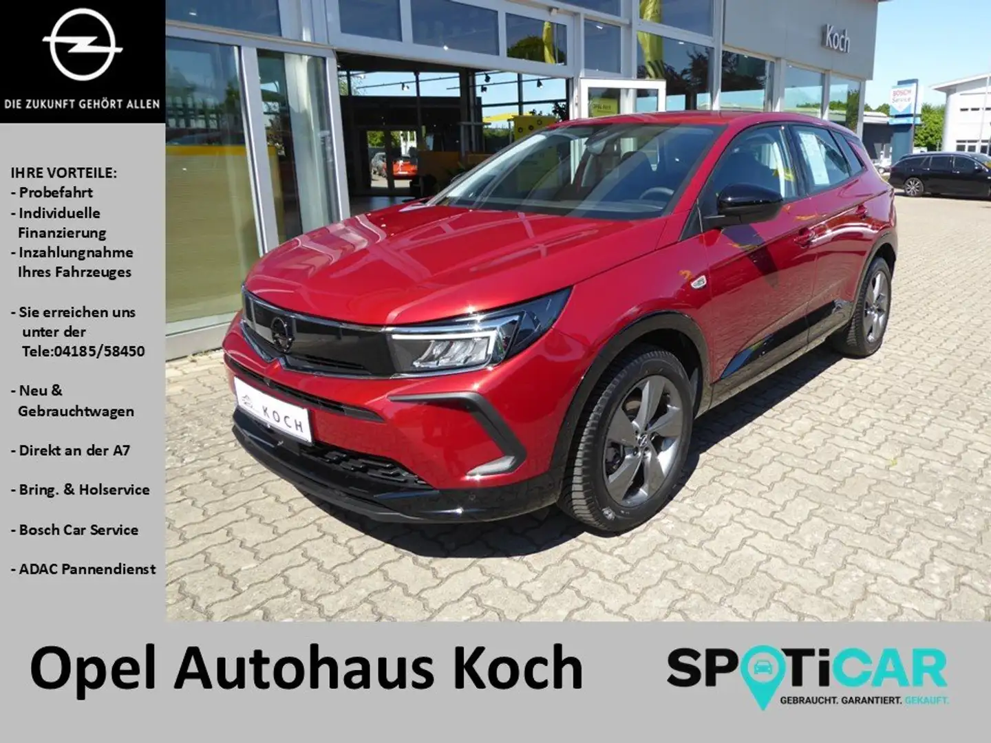 Opel Grandland Grandland  GS  NAVI*AHK*AGR*KAMERA*PDC*SHZ*LHZ Rouge - 1