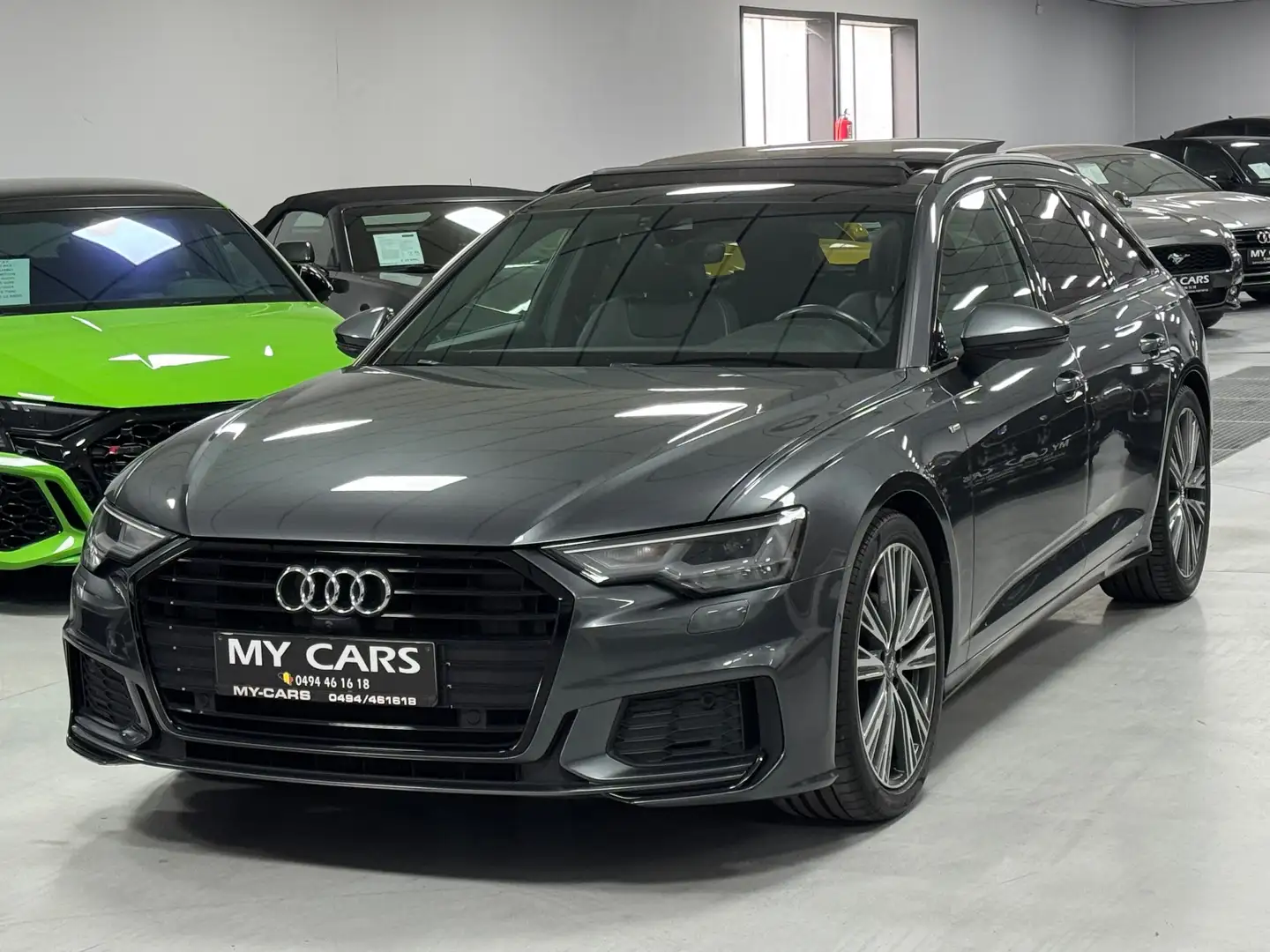 Audi A6 2.0 Tdi 163 Cv S-Line Daytona Black Pano Full Opt Gris - 1