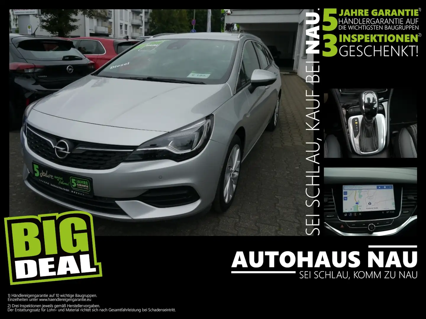 Opel Astra K ST 1.5 D Business Elegance Incl.Big Deal Argent - 1
