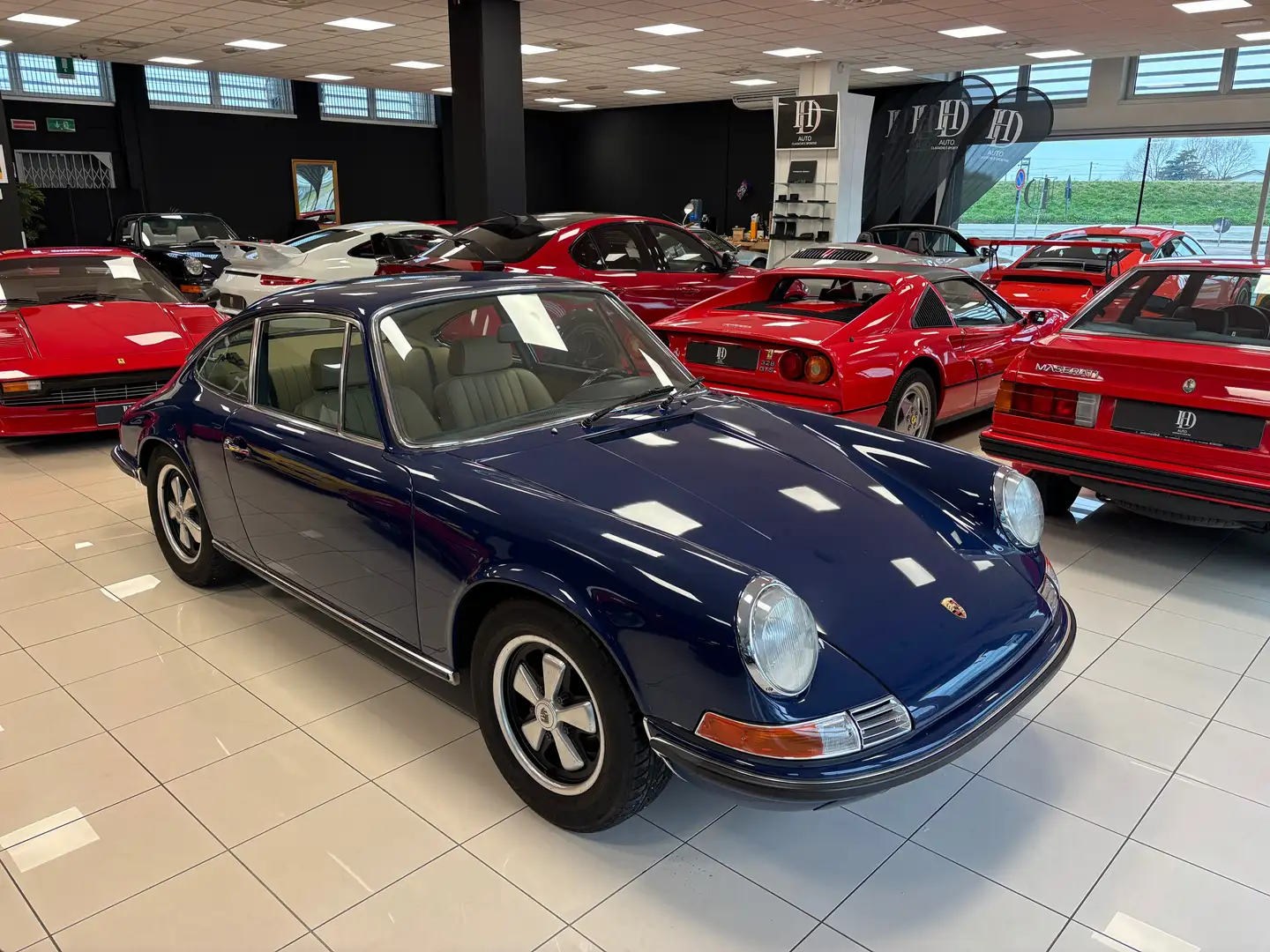 Porsche 911 2.2 S -  Albert blau - Interno Beige Bleu - 1