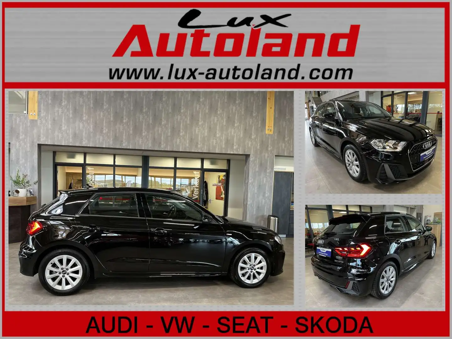 Audi A1 30 TFSI S line Navi PTS Shzg App Noir - 1