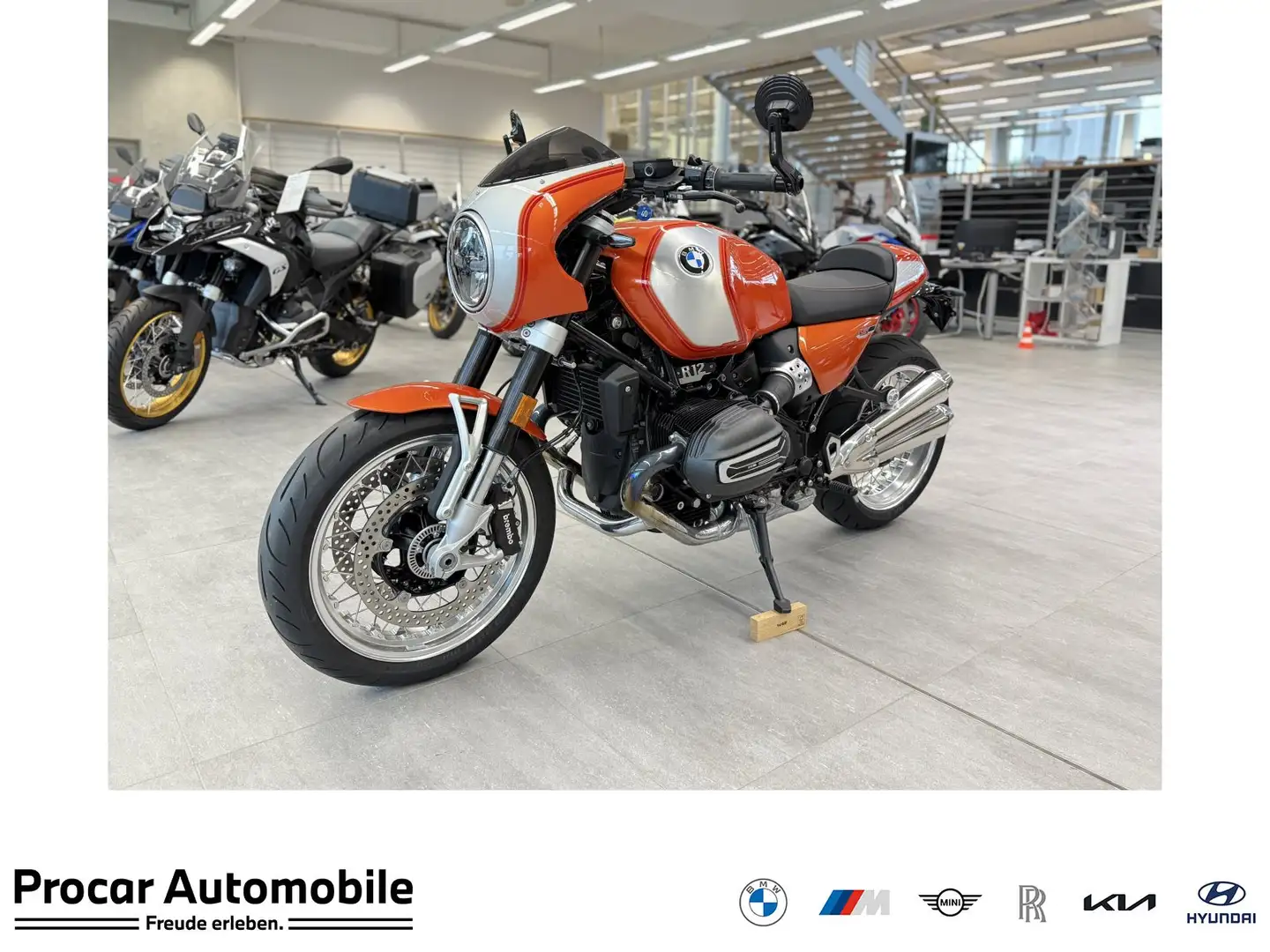 BMW R 12 nineT S inkl. Soziuspaket Narancs - 1