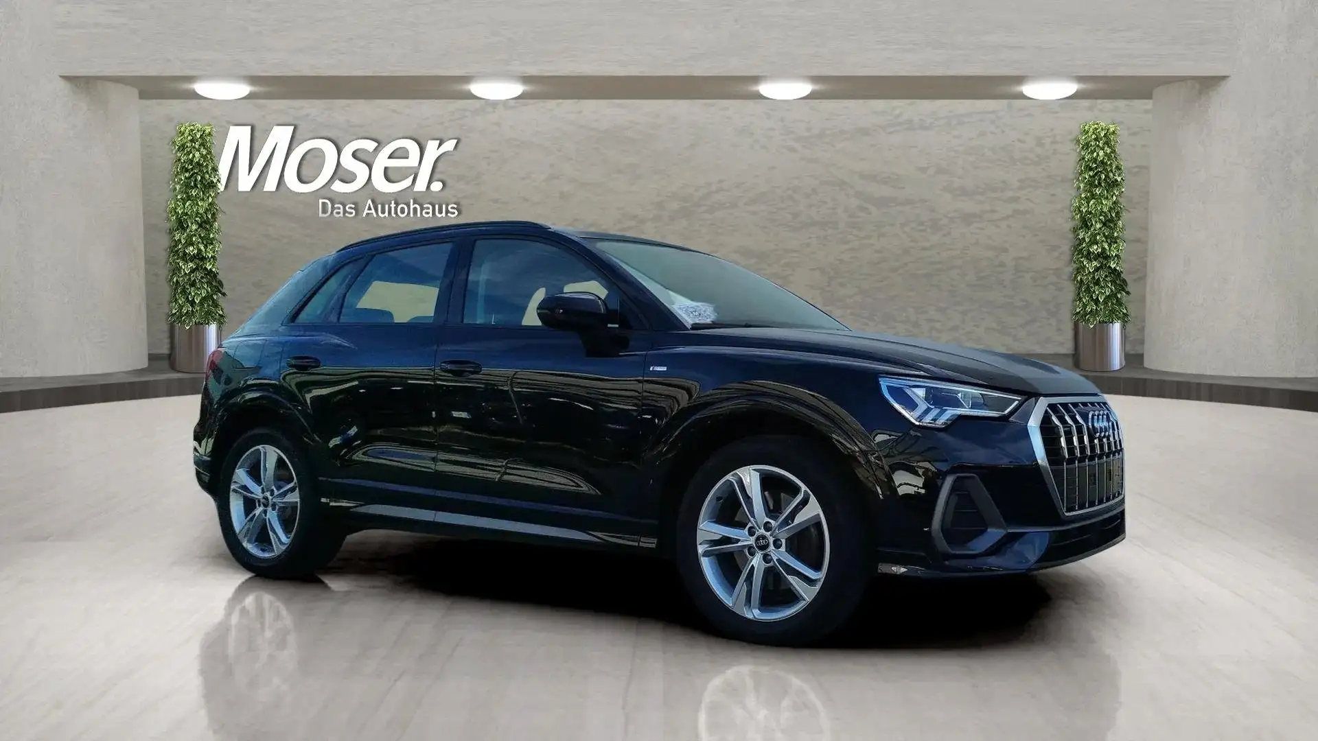 Audi Q3 Q3 40 2.0 tfsi S line edition quattro s-tronic Zwart - 2