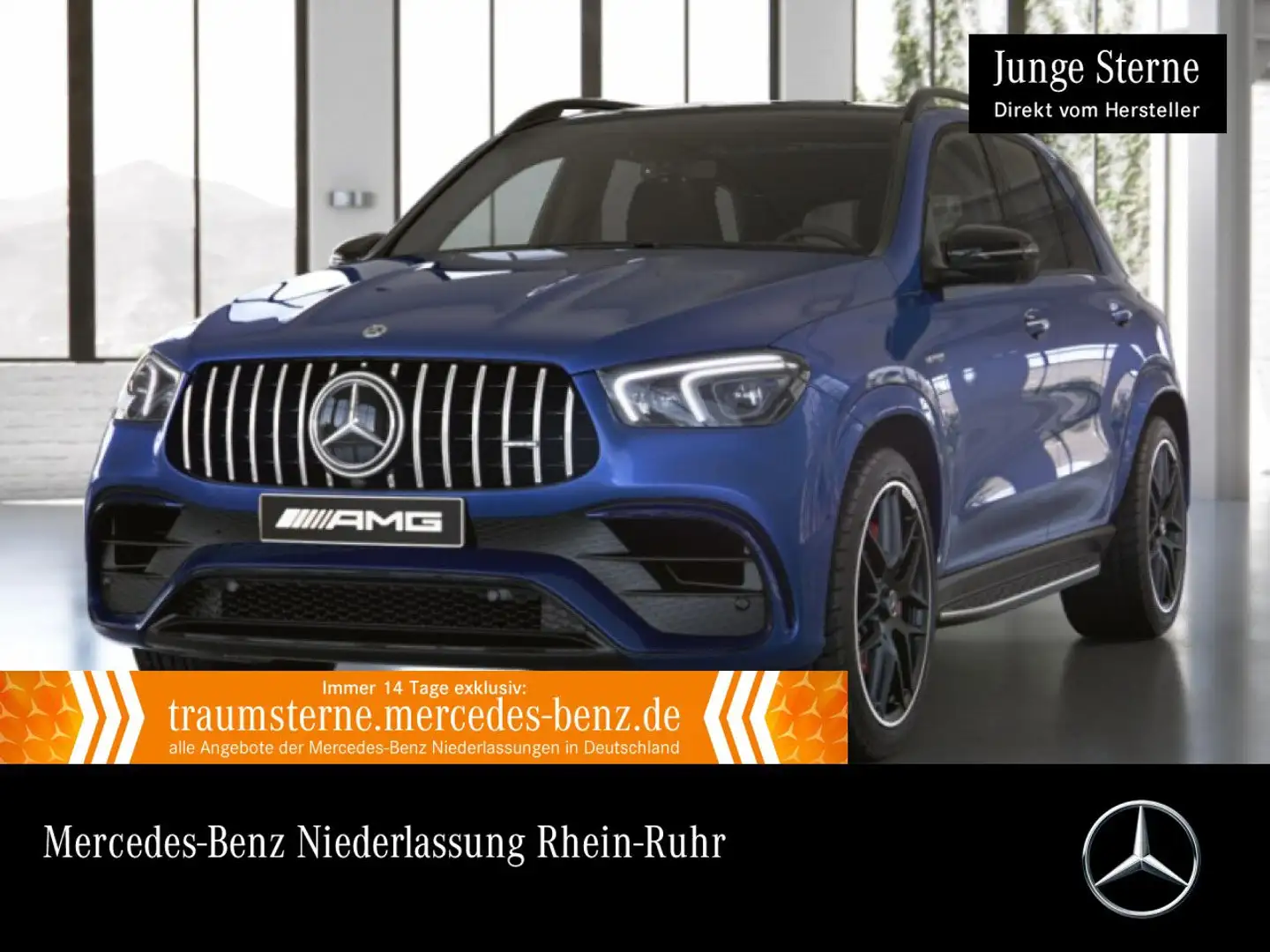 Mercedes-Benz GLE 63 AMG GLE 63 S 4M NIGHT+PANO+360+MULTIBEAM+FAHRASS+STHZG Blauw - 1