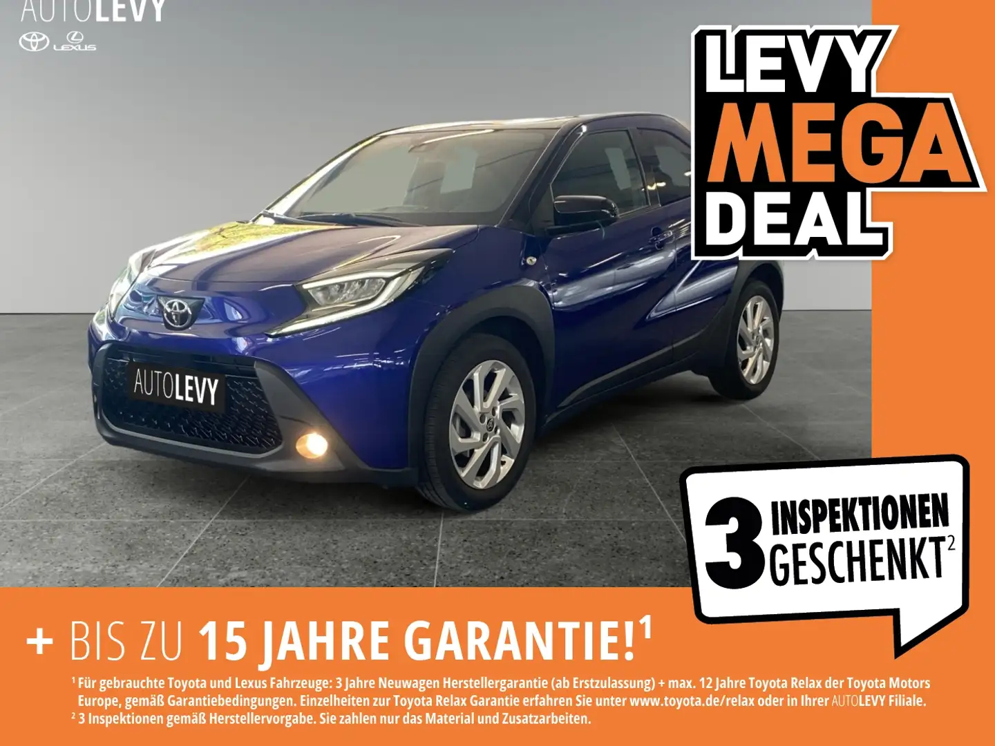 Toyota Aygo X 1.0 Pulse *CARPLAY*LED+KOMFORTPAKET* Bleu - 1
