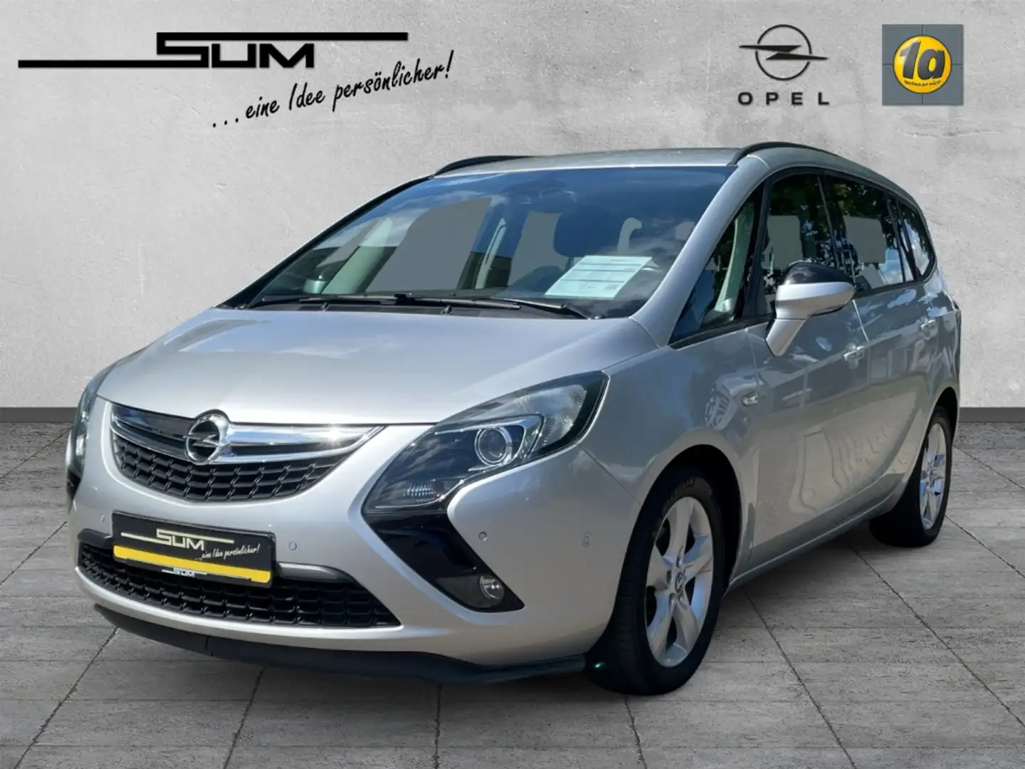 Opel Zafira Edition Benziner CD-Radio PCD USB Servo ZV Klima Plateado - 1