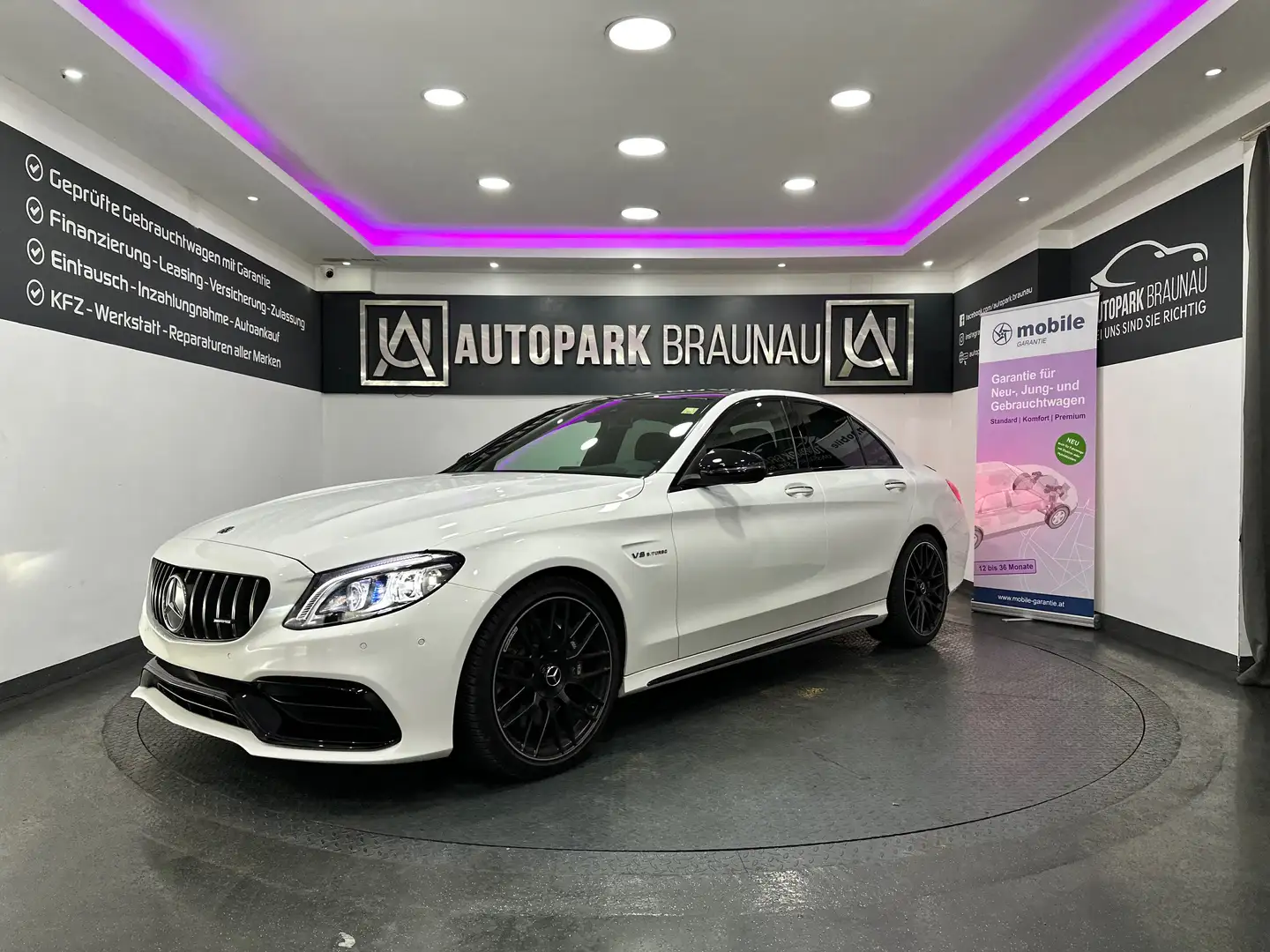 Mercedes-Benz C 63 AMG Aut. Lim. *HUD*DIGI-TACHO*PANO*KAMERA*AMBIENTE* Weiß - 2