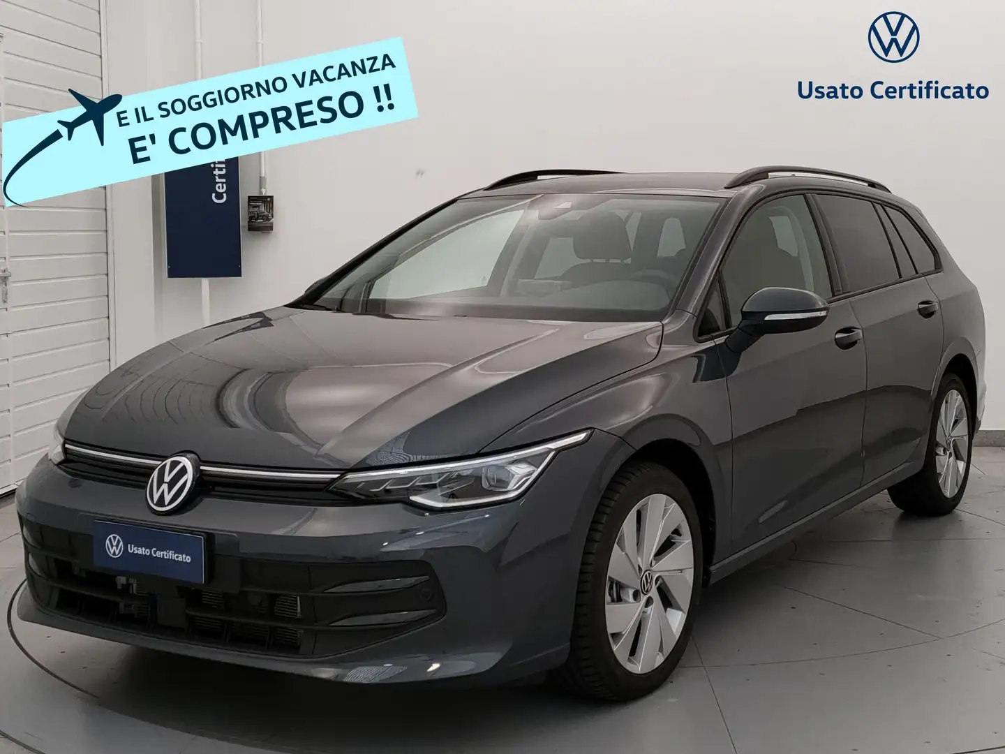 Volkswagen Golf Variant Golf Variant 2.0 TDI 150 CV DSG SCR Life Grigio - 1