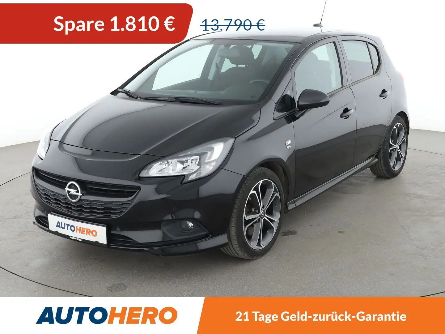 Opel Corsa 1.4 Turbo S ecoFlex*TEMPO*PDC*SHZ*KLIMA*GARANTIE* Zwart - 1