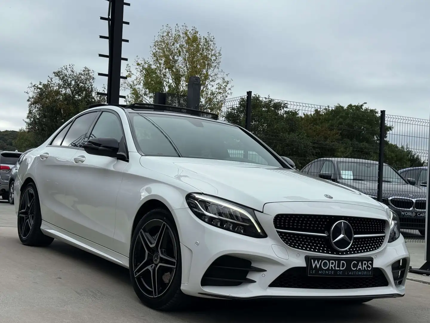Mercedes-Benz C 200 d PACK AMG - TOIT PANO - BURMESTER - MATRIX - FULL Weiß - 2