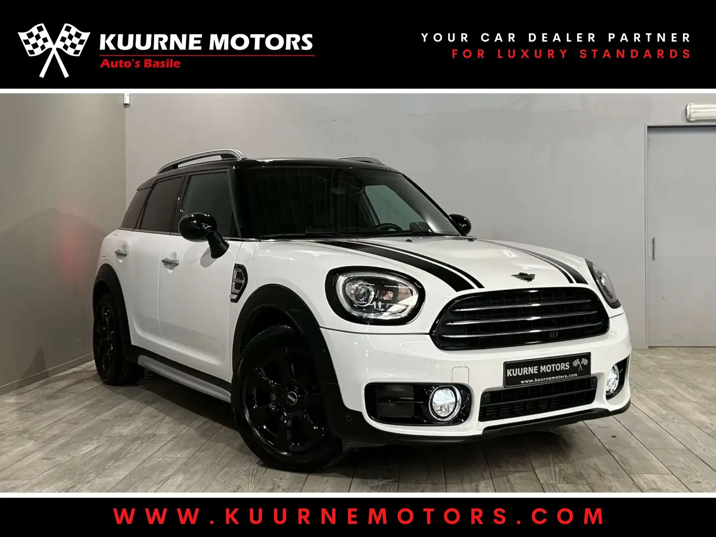MINI Cooper Countryman 1.5iA Alu17\/Gps/SportZet/Led/Hud/Bt *1j garantie* Blanc - 1