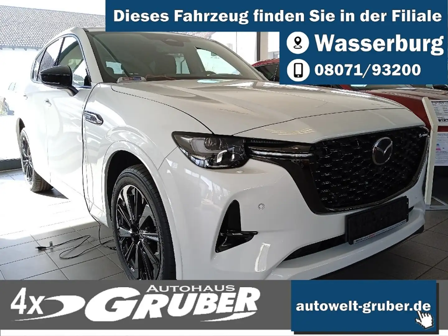 Mazda CX-60 e-SKYACTIV D 254ps Automatik Allrad Homura+Conv+So Weiß - 1