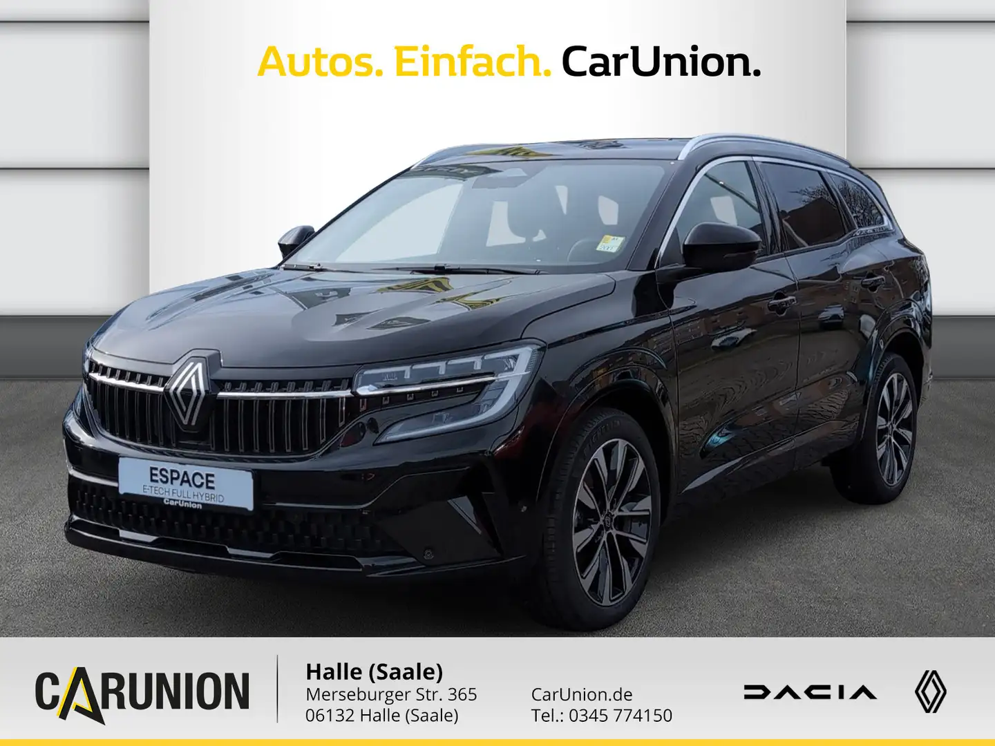 Renault Espace 6 Techno E-Tech Full Hybrid 200 Schwarz - 1