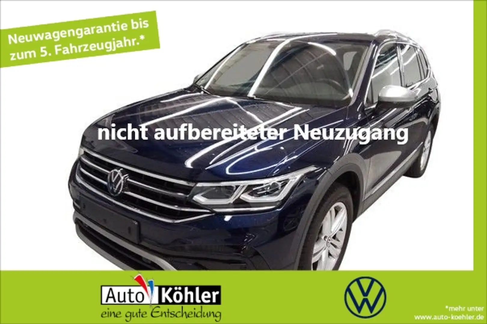 Volkswagen Tiguan Allspace Elegance TDi Standheizung Matrix Blau - 1