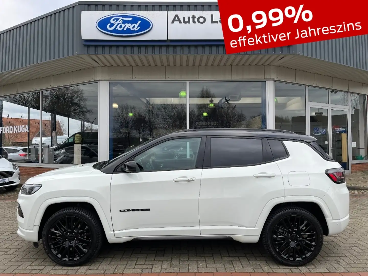 Jeep Compass 1.3 EU6d S Plug-In Hybrid 4WD 0,99% AKTION Navi Le White - 1