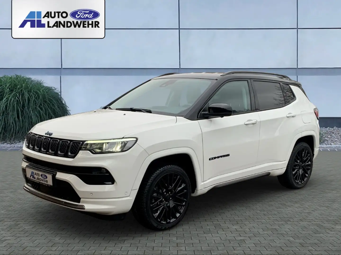Jeep Compass 1.3 EU6d S Plug-In Hybrid 4WD Navi Leder Soundsyst Blanc - 1