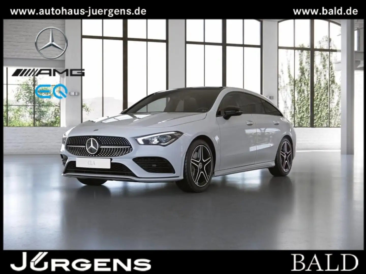 Mercedes-Benz CLA 200 d 4M SB AMG-Sport/Pano/AHK/360/Night/18" Weiß - 1