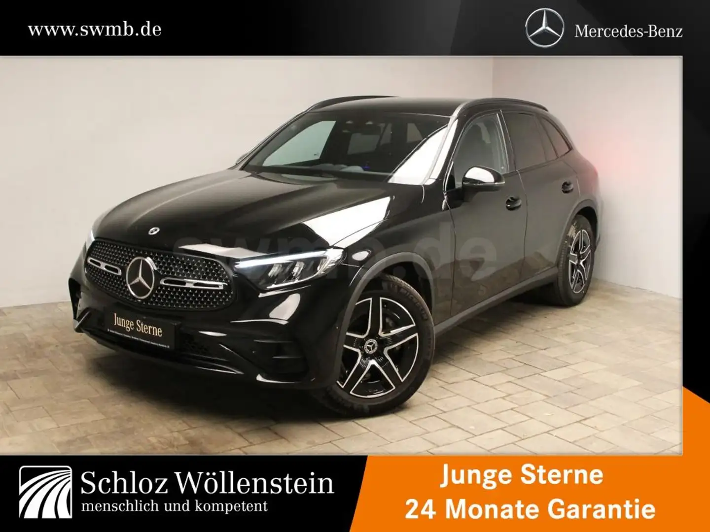 Mercedes-Benz GLC 300 d 4M AMG/Night/LED/AHK/Fahrass/Memory/EDW Schwarz - 1