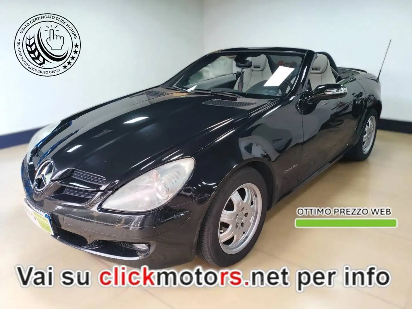 Mercedes-Benz SLK 200 SLK Roadster - R171 200 k 2004 Nero - 1