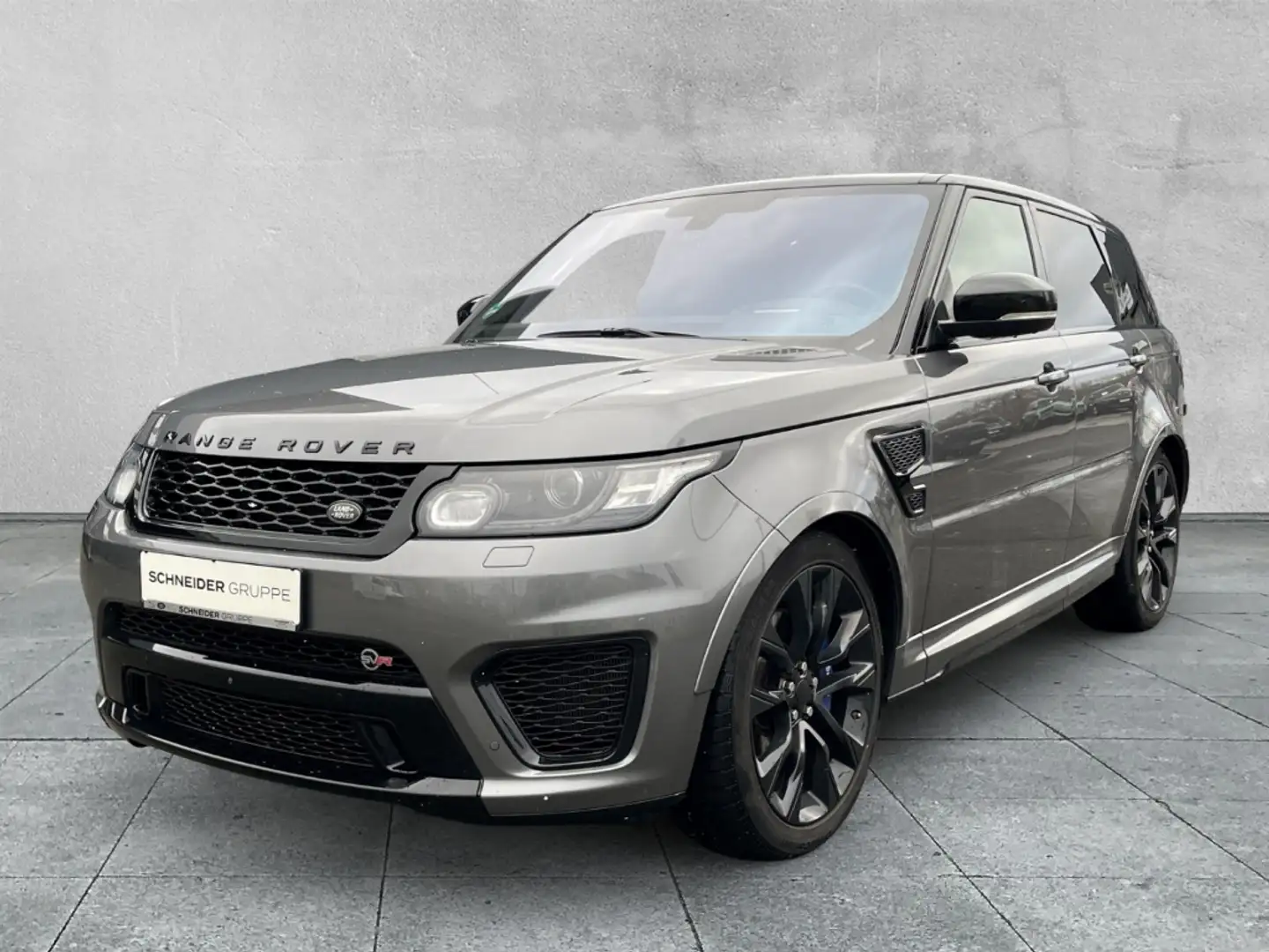 Land Rover Range Rover Sport 5.0 V8 SC SVR PANO+HUD+DAB+ Grau - 1