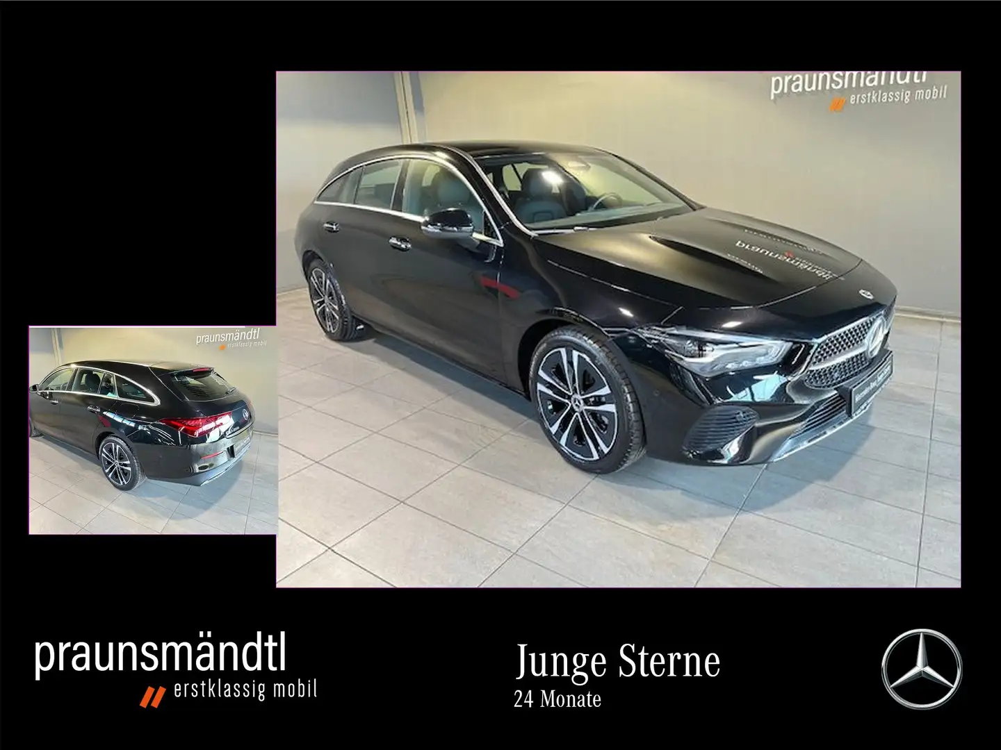 Mercedes-Benz CLA 200 SB Progressive MBUX/eleHeck/LED/PTS/Kame Schwarz - 1