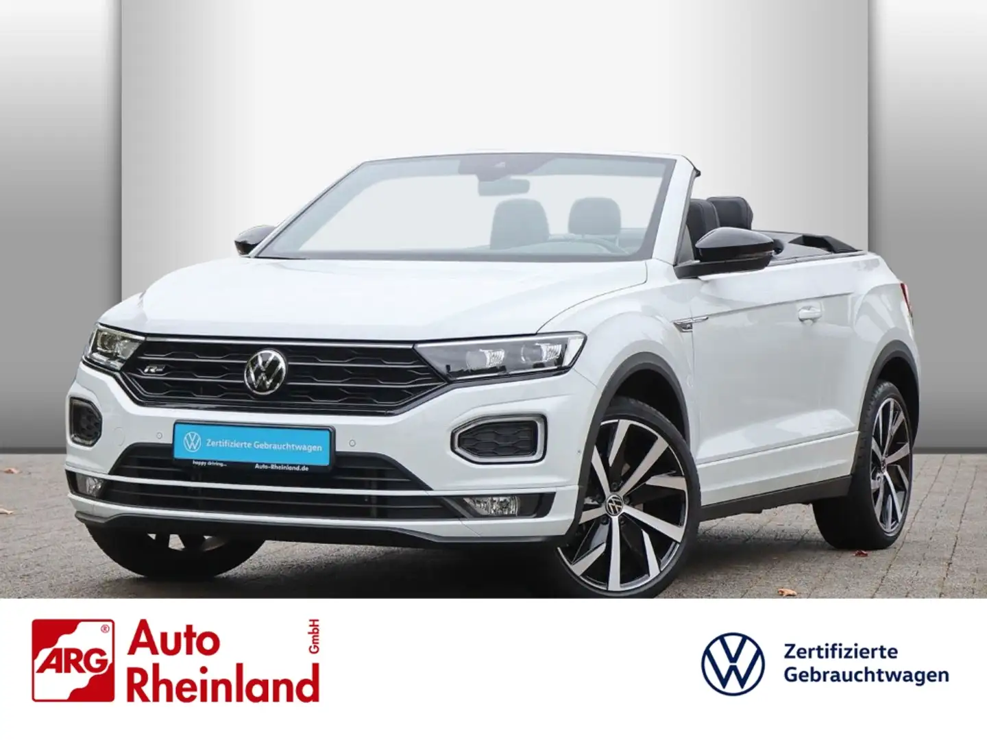 Volkswagen T-Roc Cabriolet R-Line 1.5 TSI OPF DSG ACC/LED/NAVI/PARK Bianco - 1