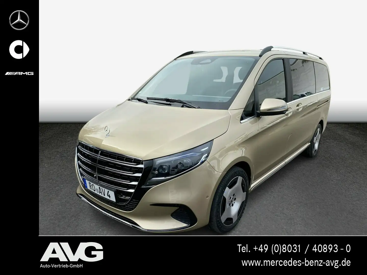 Mercedes-Benz V 300 V 300 d 4MATIC EXCLUSIVE AIRMATIC MULTIBEAM 360° Gold - 1